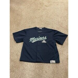 VINTAGE Ichiro Suzuki #51 Mariners Navy Sewn Stitched Jersey Mens XL